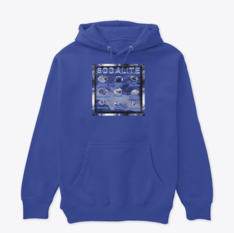Reality Shifting for Personal Growth & Transformation 16 Sodalite Serenity Unisex Hoodie